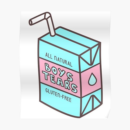 Discover Boys Tears Juicebox Premium Matte Vertical Poster