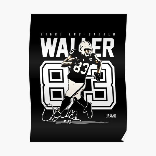 Discover Darren Waller Premium Matte Vertical Poster