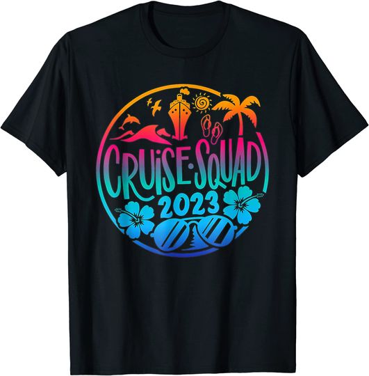 Discover Summer Cruise Squad 2023 Vacation Family Friend Travel Group T-Shirt