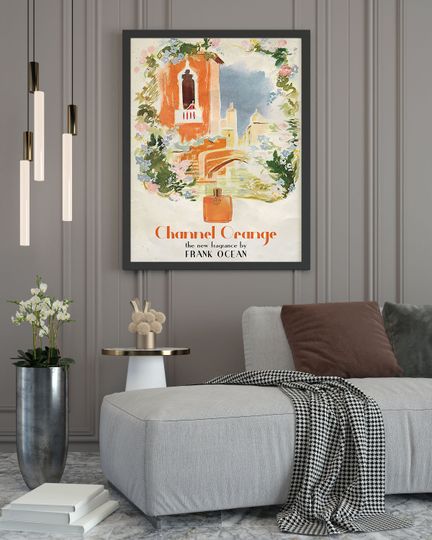 Discover Frank Ocean Channel Orange Vintage Poster