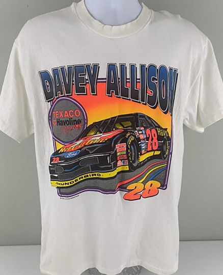 Discover Vintage 1993 Davey Allison Racing 90s Shirt