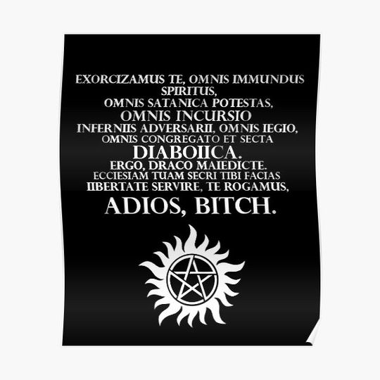Discover Supernatural Exorcism Premium Matte Vertical Poster