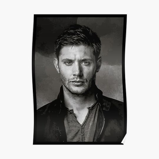 Discover portrait of dean winchester Premium Matte Vertical Poster