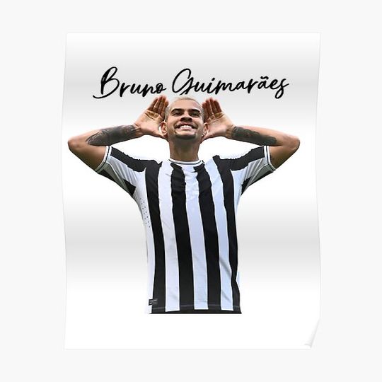 Discover Bruno Guimaraes Premium Matte Vertical Poster