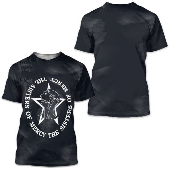 Discover The Sisters Of Mercy Stonewash 3D T Shirt