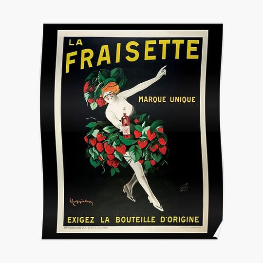 Discover Leonetto Cappiello La Fraisette Premium Matte Vertical Poster