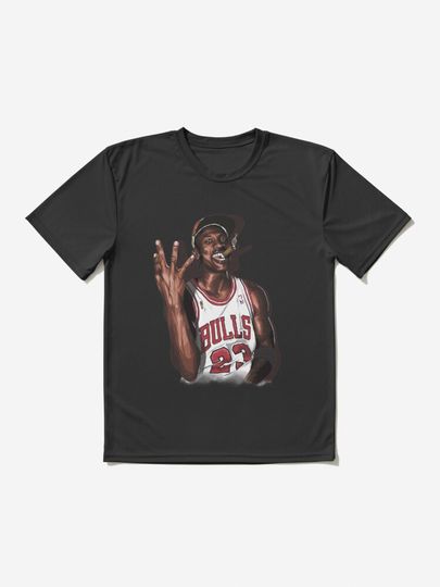 Discover Vintage Michael Jordan Three Peat  | Active T-Shirt 