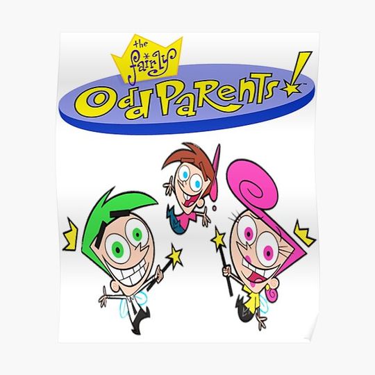Discover Fairly odd Parents Funny Gift For Fans fairly odd parents movie cartoon Premium Matte Vertical Poster