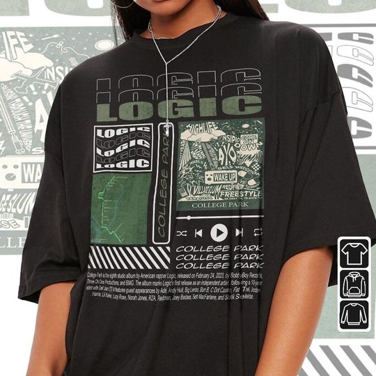 Discover Logic Rap Shirt, College Park Album Vintage, Logic T-Shirt