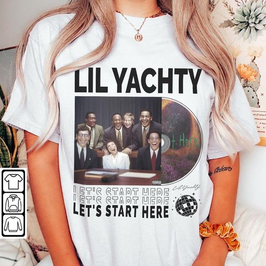 Discover Lil Yachty Rap Shirt, Hiphop 90s Vintage Merch The Field Trip Tour 2023 T-Shirt