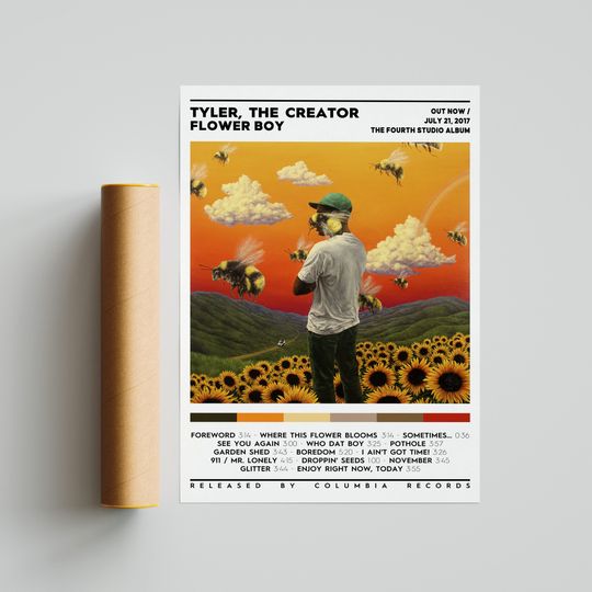 Discover Tyler the Creator - Flower Boy Album Cover Poster