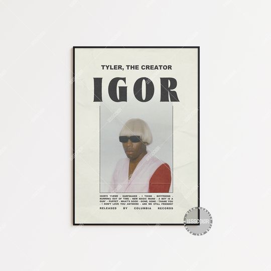 Discover Tyler, The Creator Vote Igor Poster