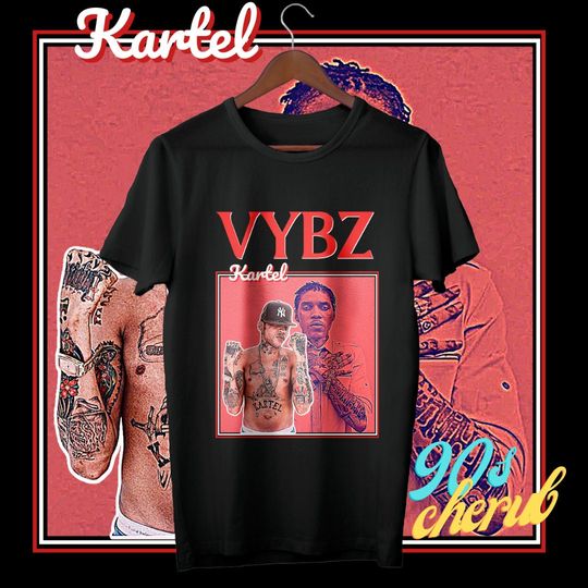 Discover Vybz Kartel T Shirt | 90s Graphic Tee