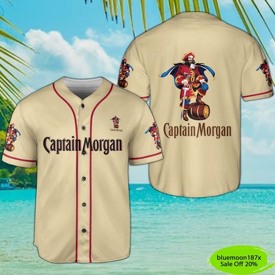 Discover Captain Morgan Baseball Shirt, Captain Morgan Baseball Jersey