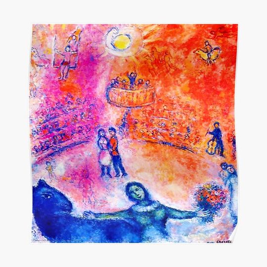 Discover Marc Chagall circus Premium Matte Vertical Poster