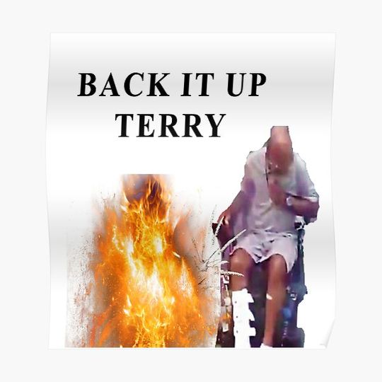 Discover Back it up terry Premium Matte Vertical Poster