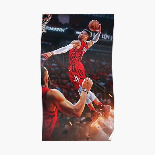 Discover Russell Westbrook Premium Matte Vertical Poster
