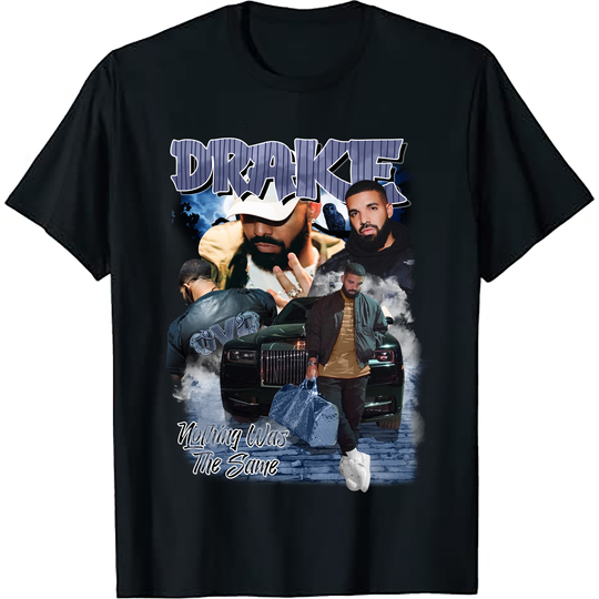 Discover Vintage Drake Nothing Was the Same Shirt, Rapper Shirt, Unisex T-Shirt