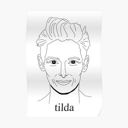 Discover Tilda Swinton Premium Matte Vertical Poster