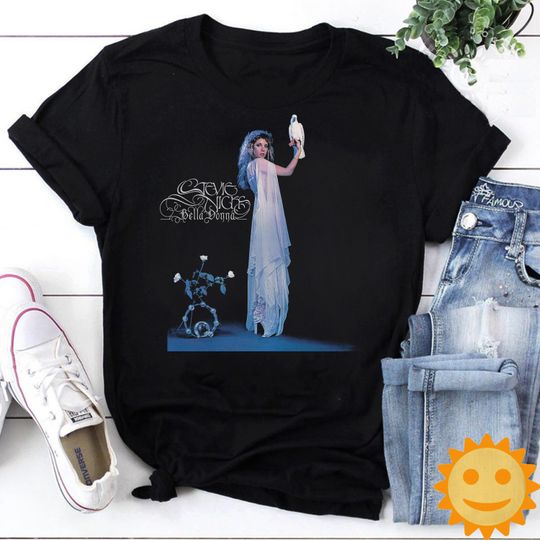 Discover Vintage Stevie Nicks Bella Donna Boho Hippie 1981 Vintage T-Shirt, Stevie Nicks Shirt