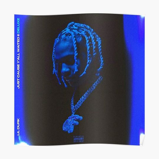 Discover lightning blue Premium Matte Vertical Poster