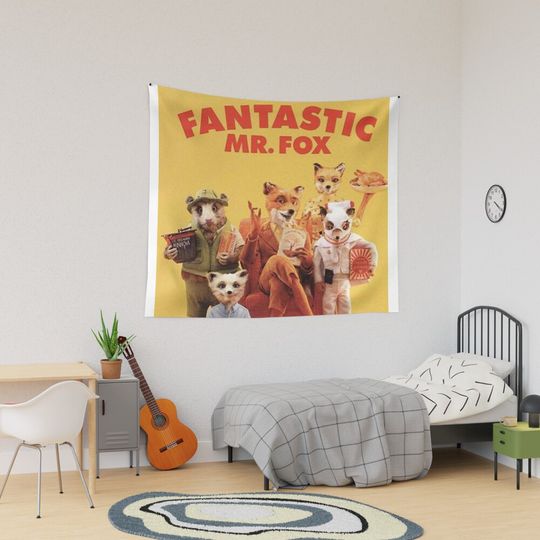 Discover fantastic mr.fox animals Tapestry