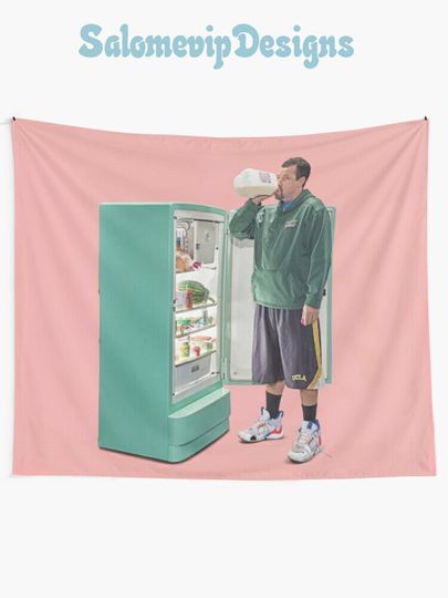 Discover Adam Sandler Pink Tapestry