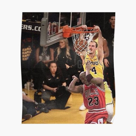 Discover Alex Caruso The Goat Premium Matte Vertical Poster