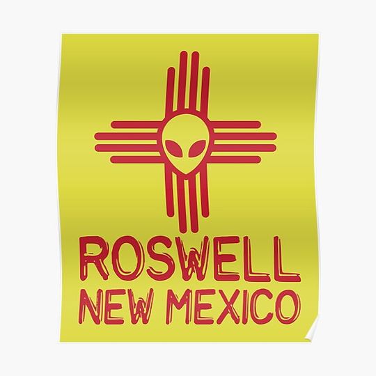 Discover Roswell New Mexico Premium Matte Vertical Poster