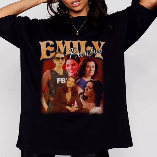 Discover Vintage 90s Emily Prentiss T-Shirt, Emily Prentiss Shirt,