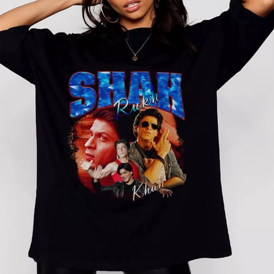 Discover Vintage 90s Shah Rukh Khan T-Shirt, Shah Rukh Khan Shirt,