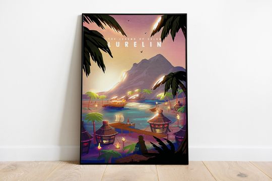 Discover The Legend of Zelda Lurelin Travel Posters