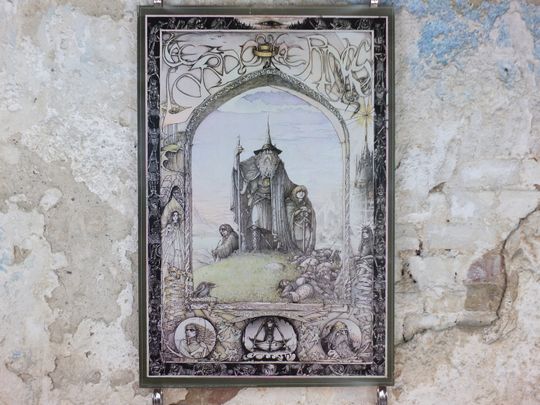 Discover 1976 Vintage Lord of the Rings Tolkien Poster