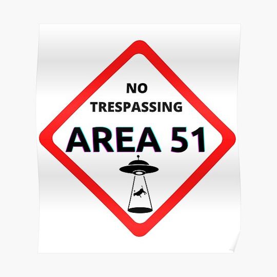 Discover Area 51 Premium Matte Vertical Poster