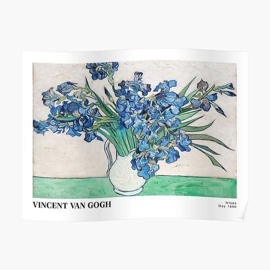 Discover Van Gogh | Irises 1889 Premium Matte Vertical Poster