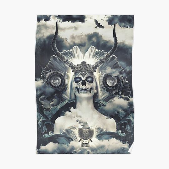 Discover Death Tarot Card Premium Matte Vertical Poster