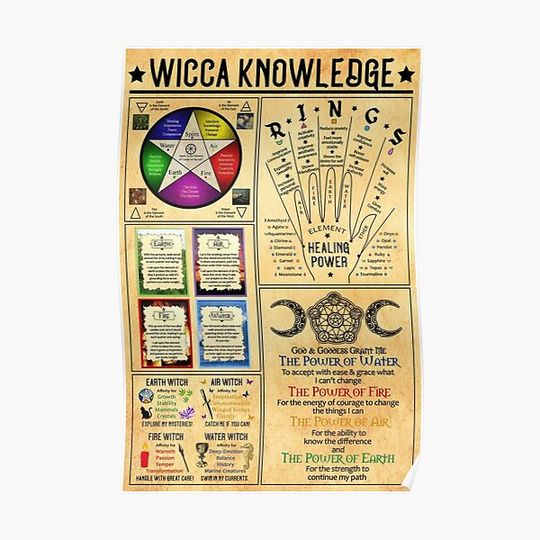 Discover wicca wicca Premium Matte Vertical Poster