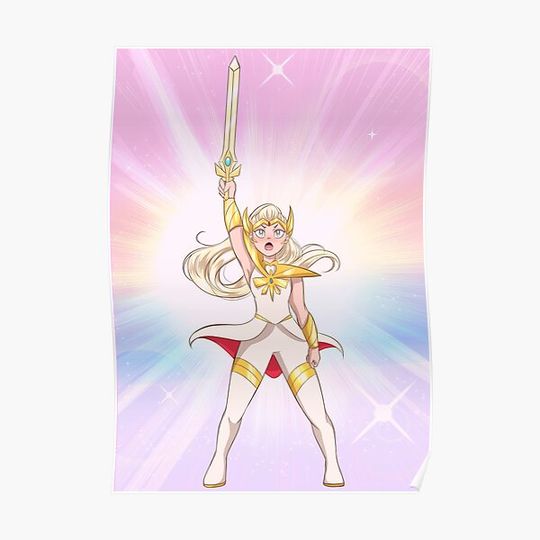 Discover Shera transformation Premium Matte Vertical Poster
