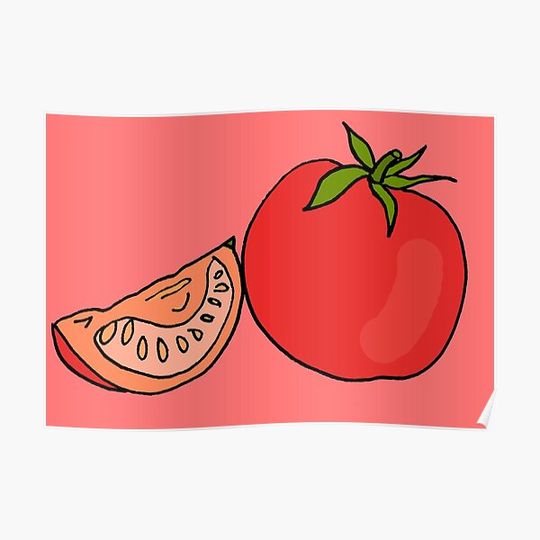 Discover Tomato Premium Matte Vertical Poster