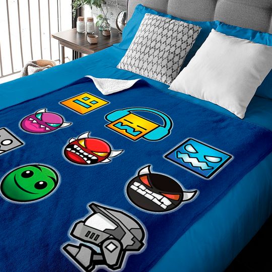 Discover geometry dash unblocked level Baby Blankets