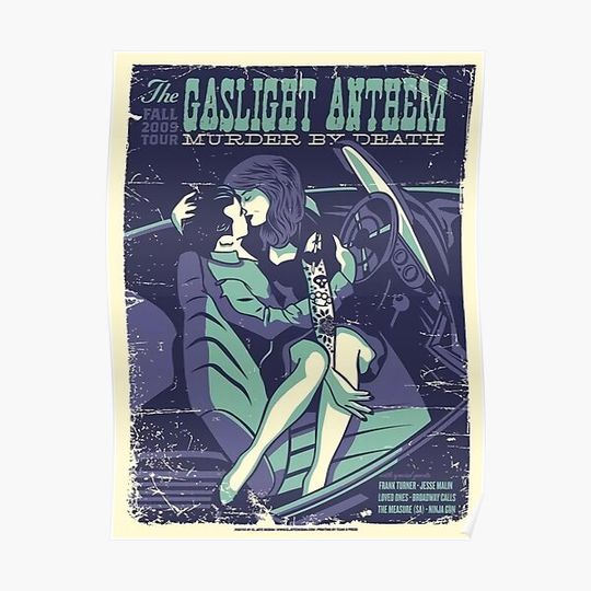 Discover The Gaslight Anthem Their Seats Premium Matte Vertical Poster