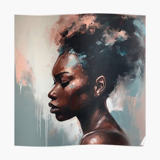 Discover Abstract Woman - 005 Premium Matte Vertical Poster