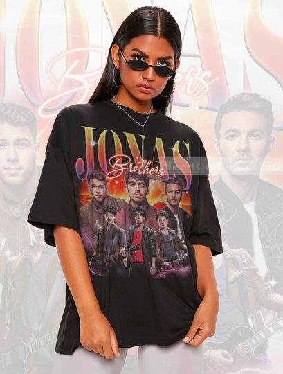 Discover JONAS BROTHER Vintage Shirt, Joe Jonas Fan Tees