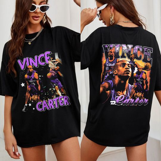 Discover Vince Carter Vintage Shirt, Vince Carter Fan Tees, Basketball Shirt