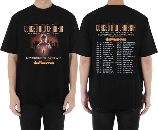 Discover Coheed and Cambria Band Tour Shirt 2023