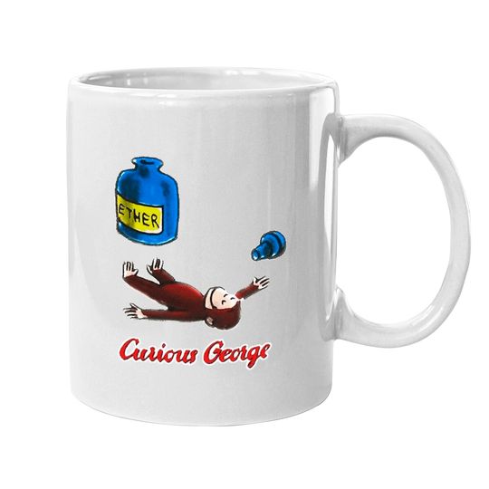 Discover Curious George Breathes in Ether Mugs