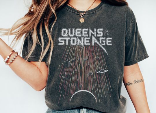 Discover Koszulka Queens of the Stone Age, koszula oversize,