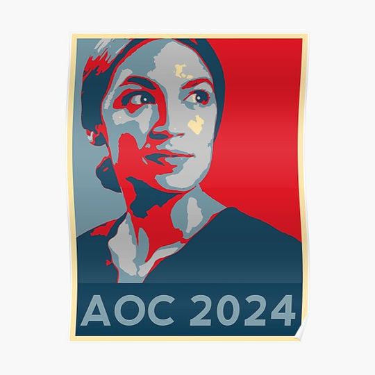 Discover Alexandria Ocasio-Cortez 2024 Premium Matte Vertical Poster