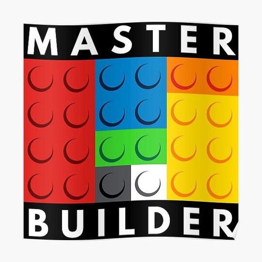 Discover Master Builder Premium Matte Vertical Poster