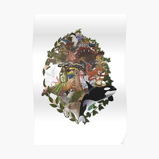 Discover Endless forms most beautiful and most wonderful Premium Matte Vertical Poster